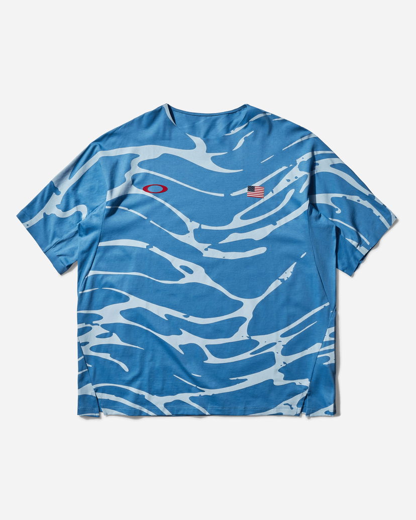 Majica OAKLEY Team USA Surfing Graphic T-Shirt Modra | FOA407801 6W6