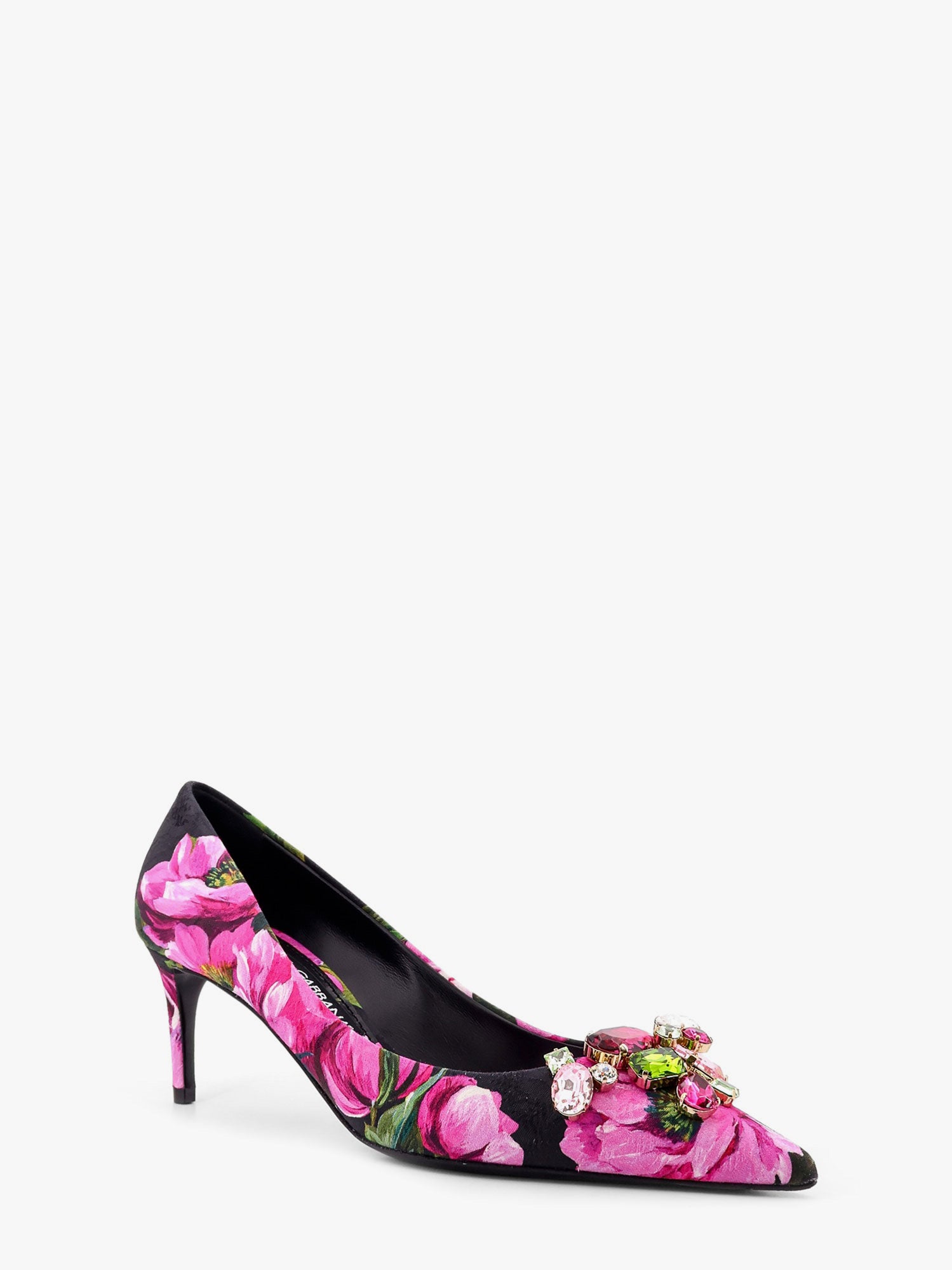 Superge in čevlji Dolce & Gabbana Floral-Print Pointed-Toe Pumps Večbarvna | CD1900A6L95HN5KR, 1