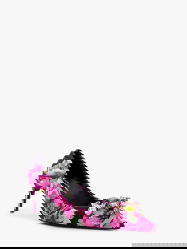 Superge in čevlji Dolce & Gabbana Floral-Print Pointed-Toe Pumps Večbarvna | CD1900A6L95HN5KR, 1