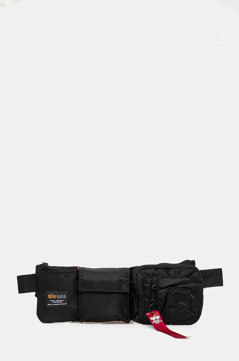 Torbice za okoli pasu Alpha Industries Waist Bag Črna | 128928