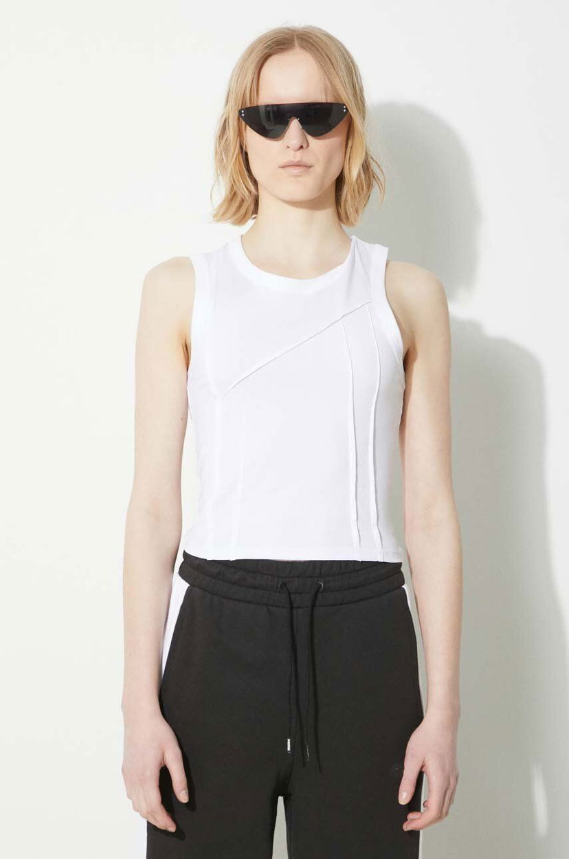 Majica brez rokavov Ksubi Fragment Tank Top Bela | WSP24SI005