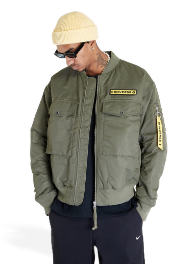 Bomber jakna Converse Military Pack Ma-1 Bomber Jacket Zelena | 10023761-A01