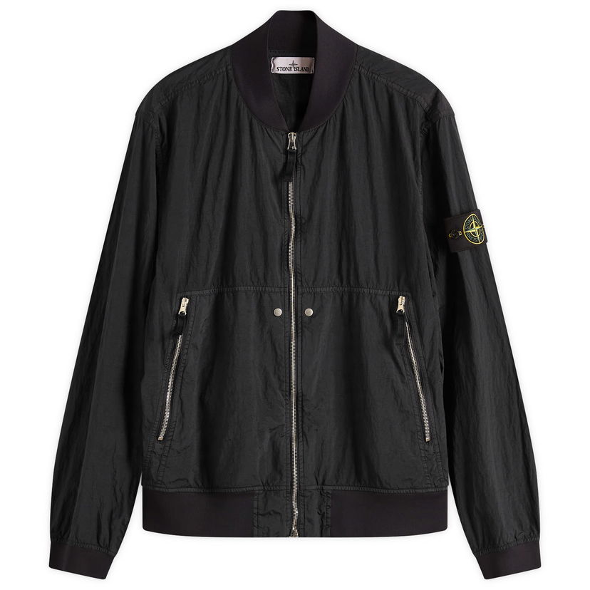 Bomber jakna Stone Island Nylon Metal Watro-TC ECONYL Bomber Jacket, Size Large Črna | K1S154100019-V0029