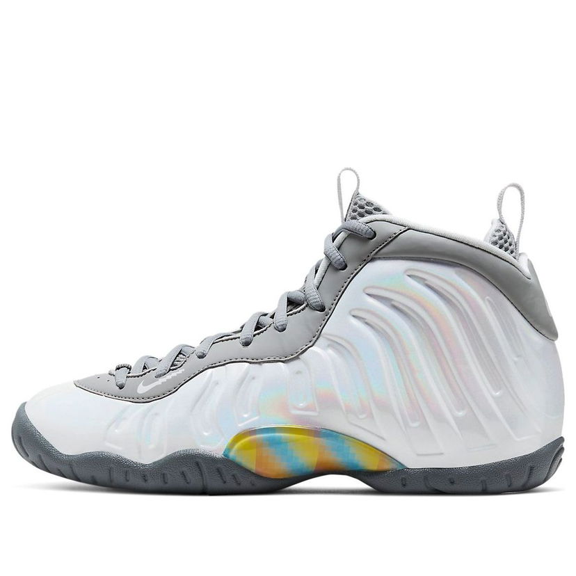 Superge in čevlji Nike Little Posite One 'Rainbow Pixel' Bela | CU1054-001