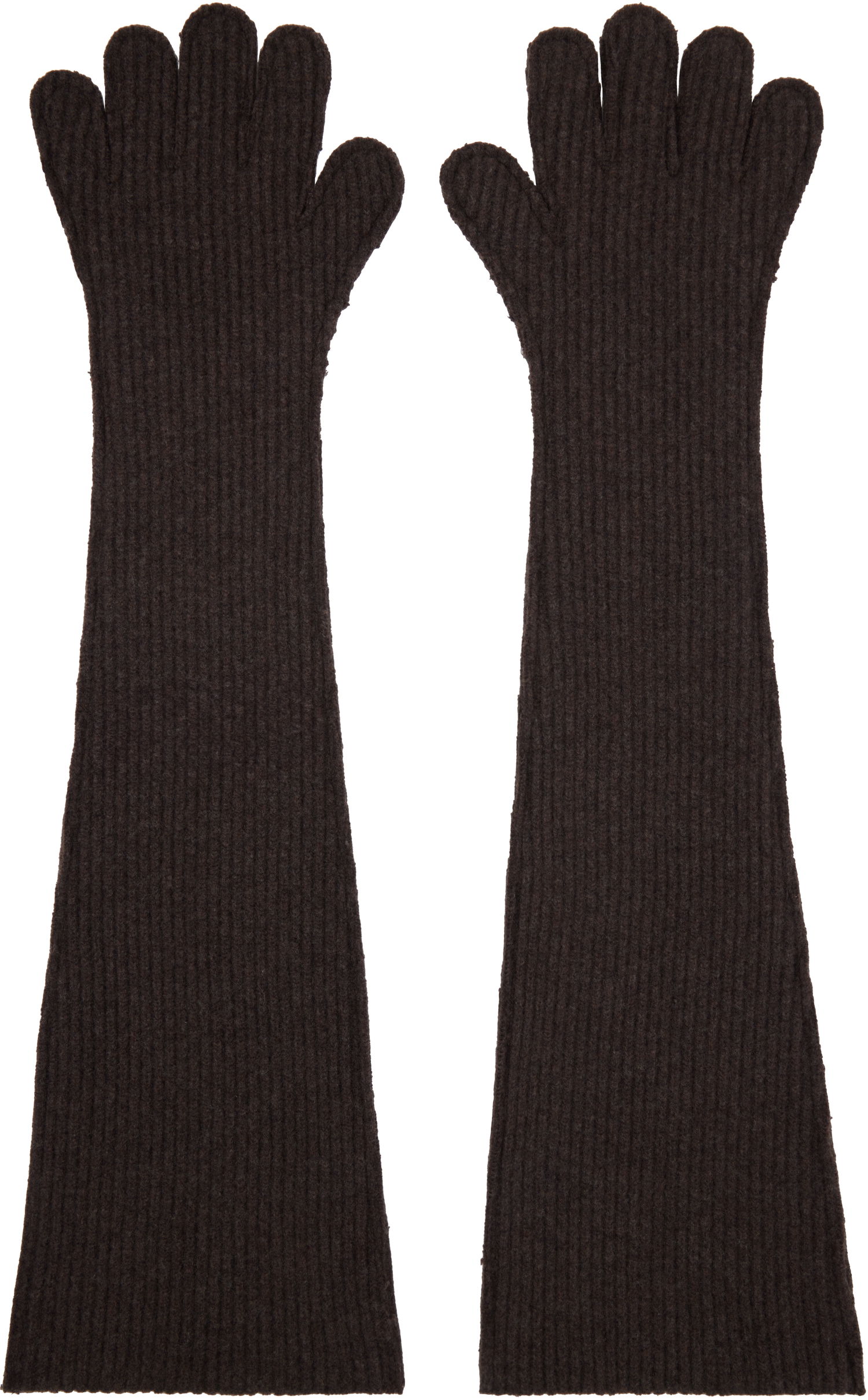Rokavice Marni Oversized Wool Gloves Rjava | GNMC0036A1 UFWH22, 0