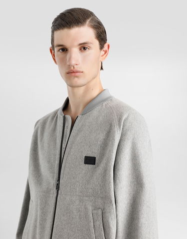 Bomber jakna Dolce & Gabbana Dolce & Gabbana Cashmere And Wool Bomber Jacket Siva | G9BJWTFU2STS8290, 3