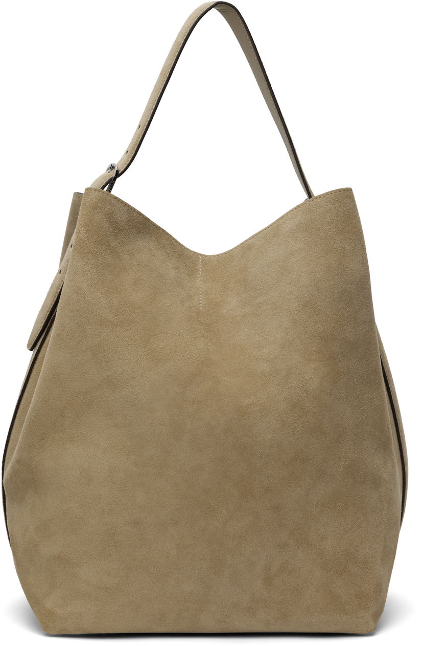 Torbica TOTEME TOTEME Belted Suede Tote Bež | 234-WAL853-LE0004