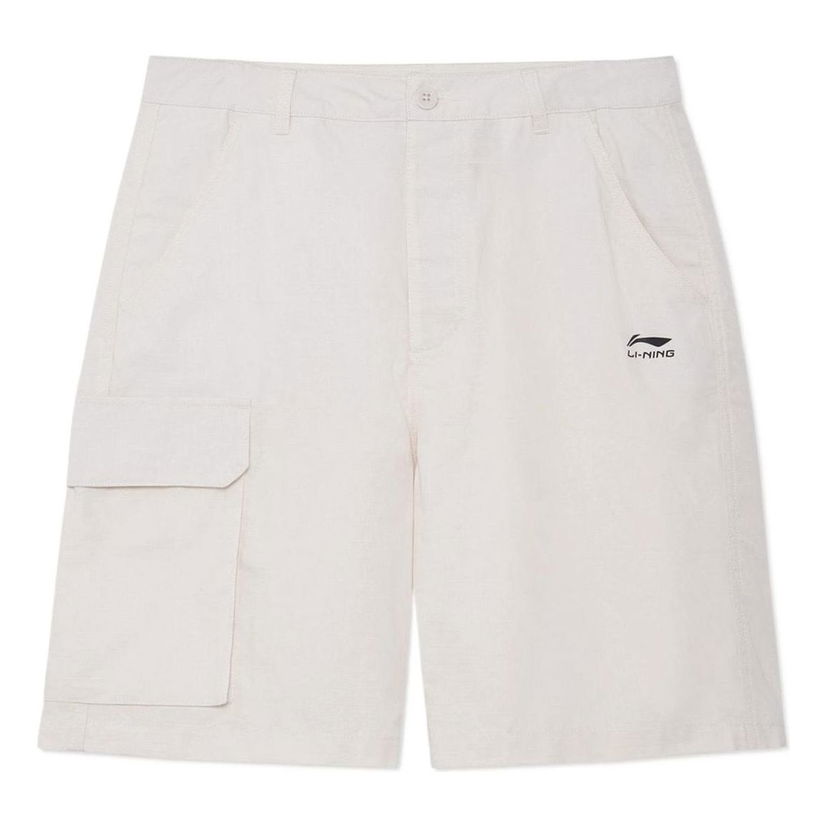 Kratke hlače Li-Ning Graphic Shorts Bela | AKSS431-1