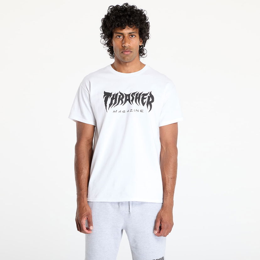 Majica Thrasher Thrasher Metal T-Shirt Bela | 145692