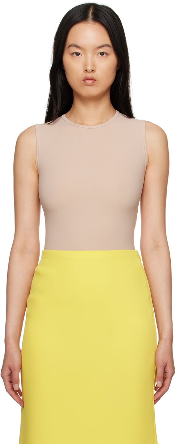 Bodi Valentino Crewneck Bodysuit Bež | 2B0MR00S7WM, 0
