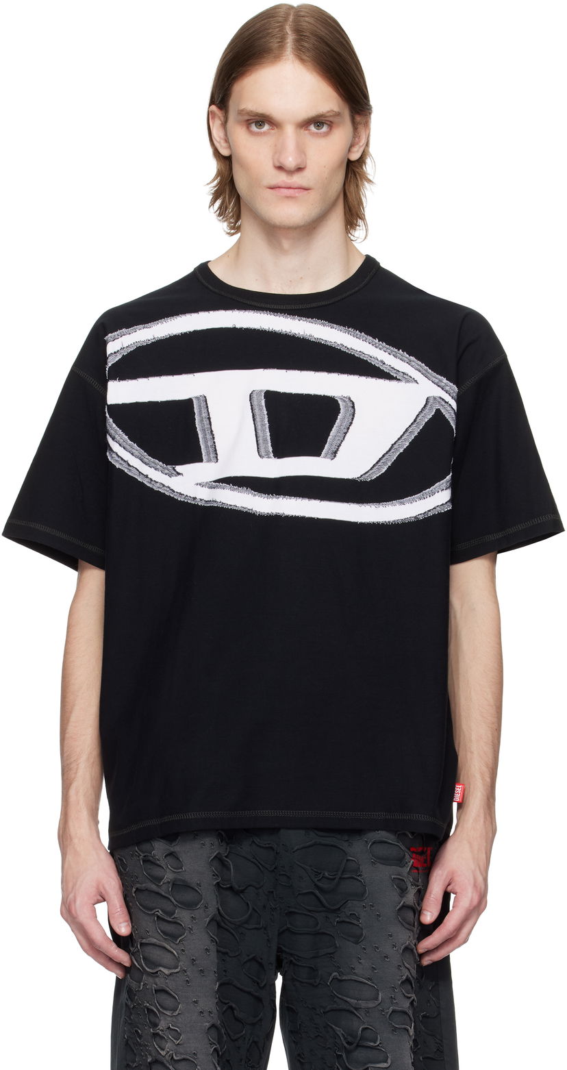 Majica Diesel T-Doxt Graphic T-Shirt Črna | A16185-0GIAS-9XX
