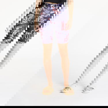 Kratke hlače Horsefeathers Horsefeathers Tikka Typo Print Bike Shorts Črna | TW035D, 0