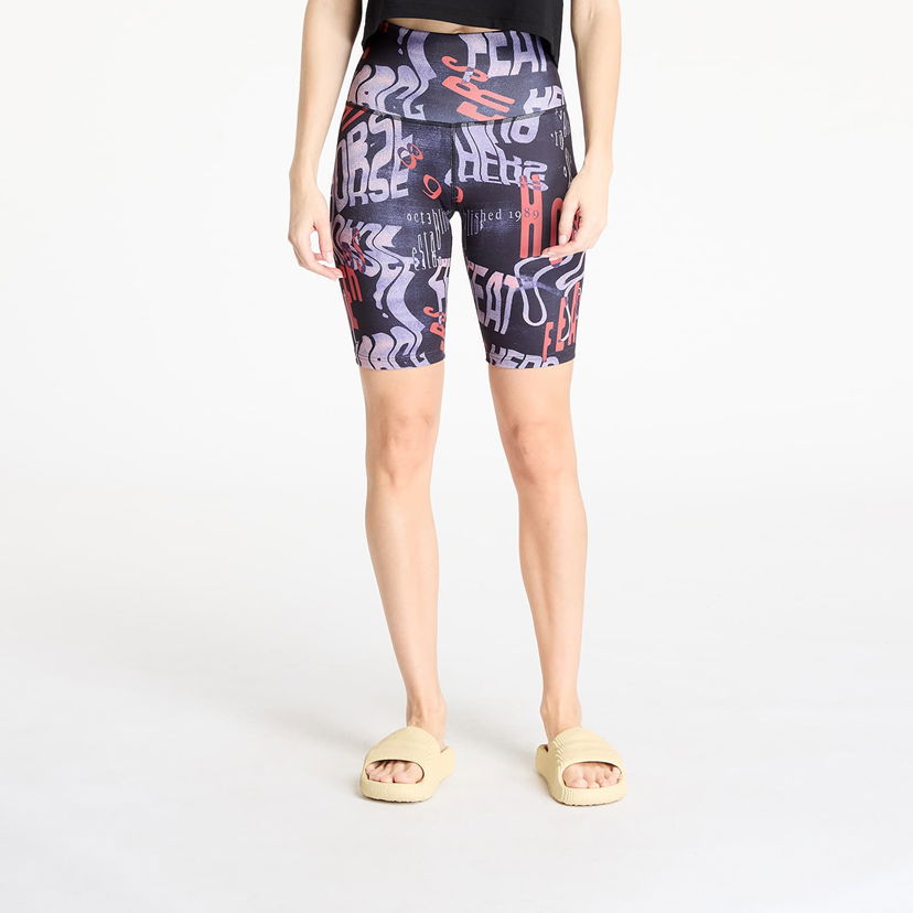 Kratke hlače Horsefeathers Horsefeathers Tikka Typo Print Bike Shorts Črna | TW035D
