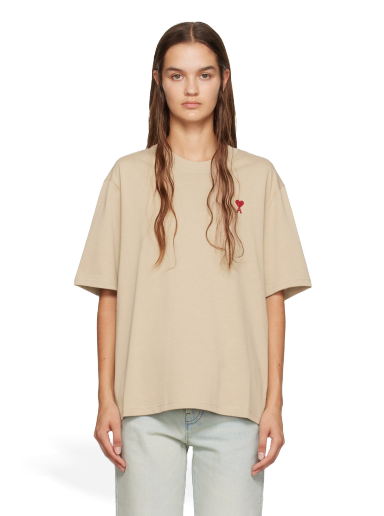 Majica AMI T-Shirt Bež | UTS005.726
