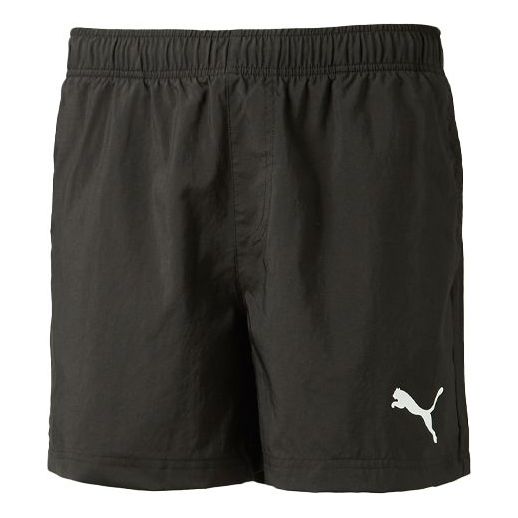 Kratke hlače Puma Embossed Logo Fleece Shorts Črna | 592975-01