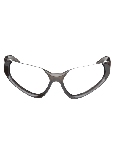 Sončna očala Balenciaga Exaggerated Sport Goggle Sunglasses Siva | BB0202S-002