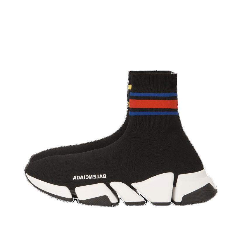 Superge in čevlji Balenciaga Speed 2.0 Stripped Black W Črna | 674608W2F601467