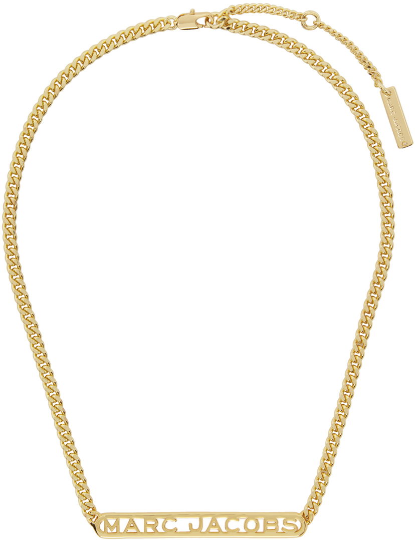 Ogrlica Marc Jacobs Marc Jacobs 'The Monogram Chain' Necklace Kovinski | J305M03FA22