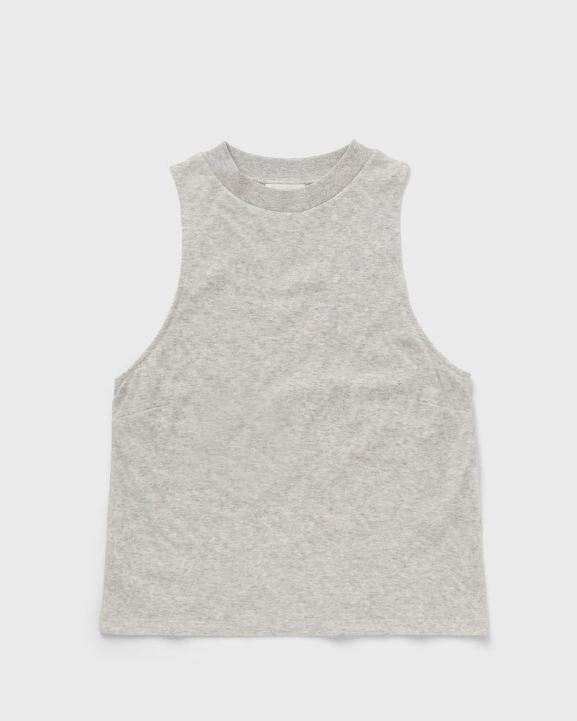 Majica brez rokavov American Vintage RUZY Sleeveless Top Siva | RUZ01AE24-GRIS-CLAIR-CHINE