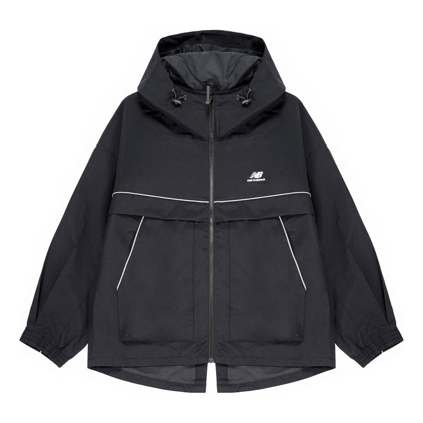 Vetrovka New Balance Lifestyle Hooded Jacket Črna | 5AC39312-BK