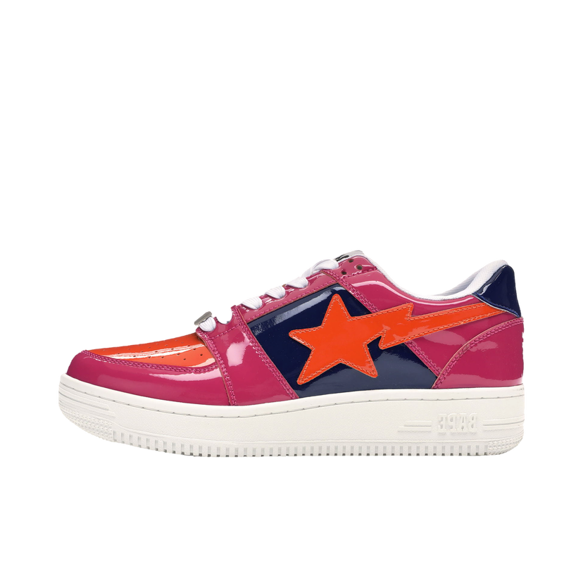 Superge in čevlji BAPE Bape Sta Low "Color Block Pink Orange Navy" Rdeča | 1F80191001-PNK