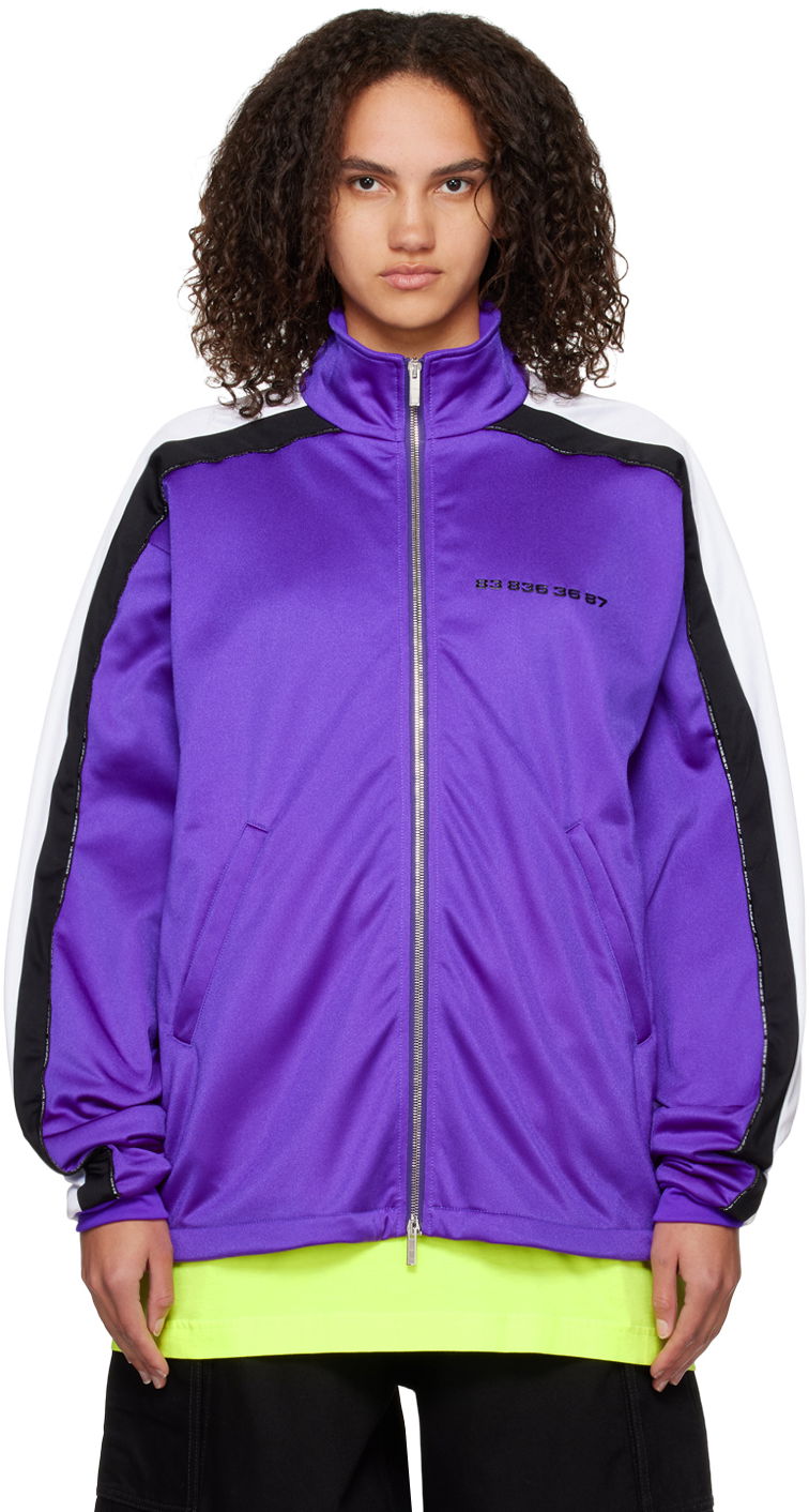 Vetrovka VETEMENTS Oversized Track Jacket Lila | VL14AT100V