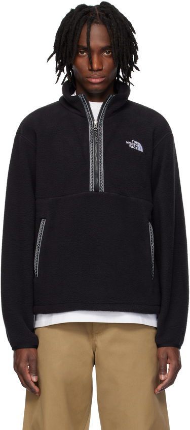 Pleteni pulover The North Face Fleece 1/4 Zip Sweater Črna | NF0A88XR, 0
