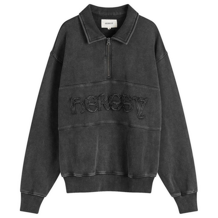 Pulover Heresy Pintsmen Quarter Zip Sweatshirt Črna | HAW24-S01A