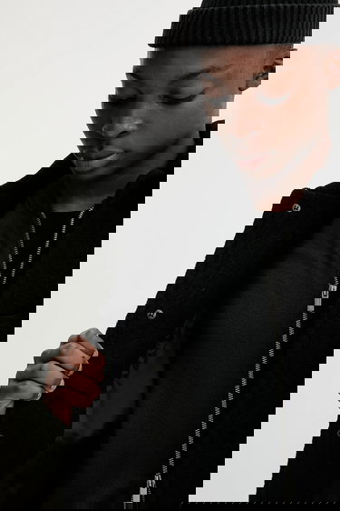 Plašči A.P.C. Wool Coat Gaston Črna | WVBEH.H01516, 4