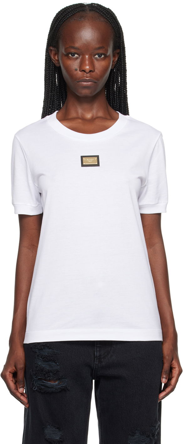 Majica Dolce & Gabbana White 'DG' T-Shirt Bela | F8N08T FU7EQ, 0