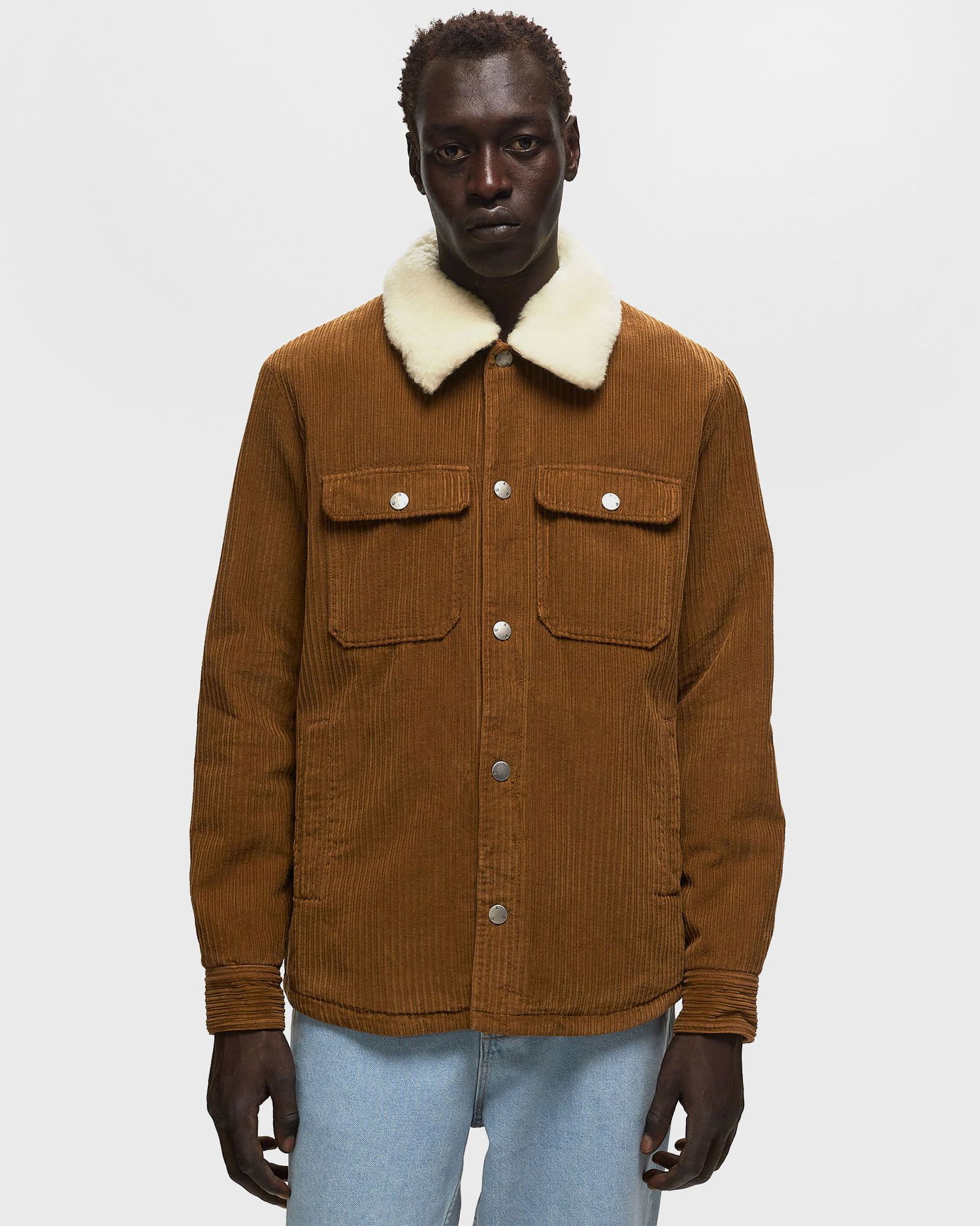 Jakna A.P.C. Alenzo Overshirts Rjava | COEZQ-H02869-CAB, 1