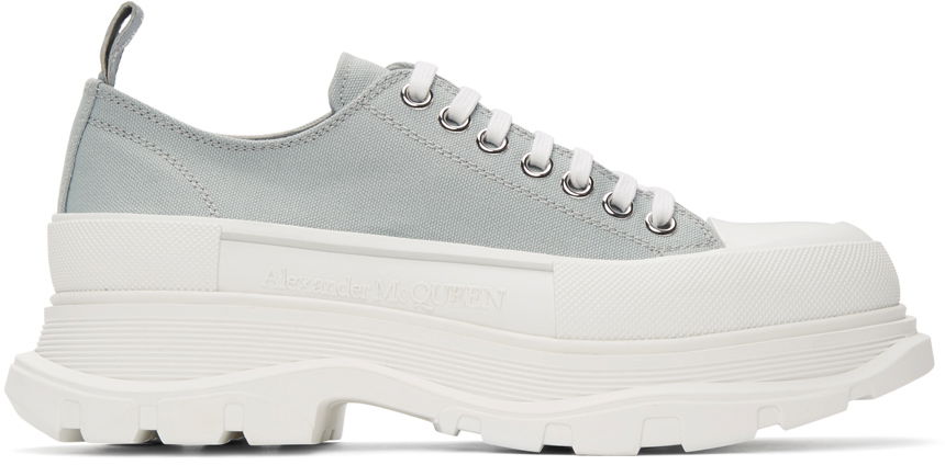 Superge in čevlji Alexander McQueen Tread Slick Low Sneakers "Grey" Siva | 604257W4MV2, 0