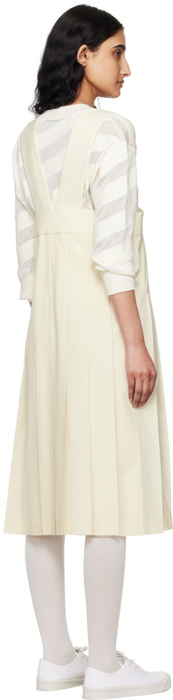Obleke Comme des Garçons Comme des Garçons Girl Pleated Midi Dress Bela | NM-A008-051, 2