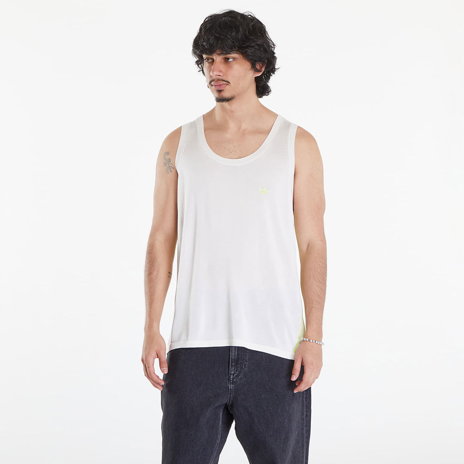 Telovnik adidas Originals Wales Bonnes x Knit Vest Core White/ Semi Frozen Yellow Bela | IZ1888, 0