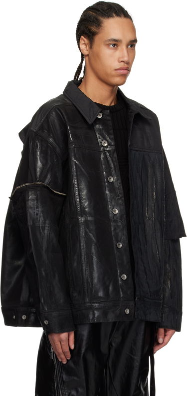 Jakna Rick Owens Rick Owens DRKSHDW Hollywood Jumbo Worker Denim Jacket Črna | DU01E3761 COMW1, 1