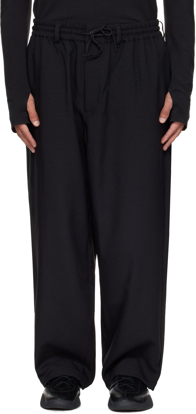 Trenirka Y-3 Y-3 Sport Uniform Track Pants Črna | JW4624