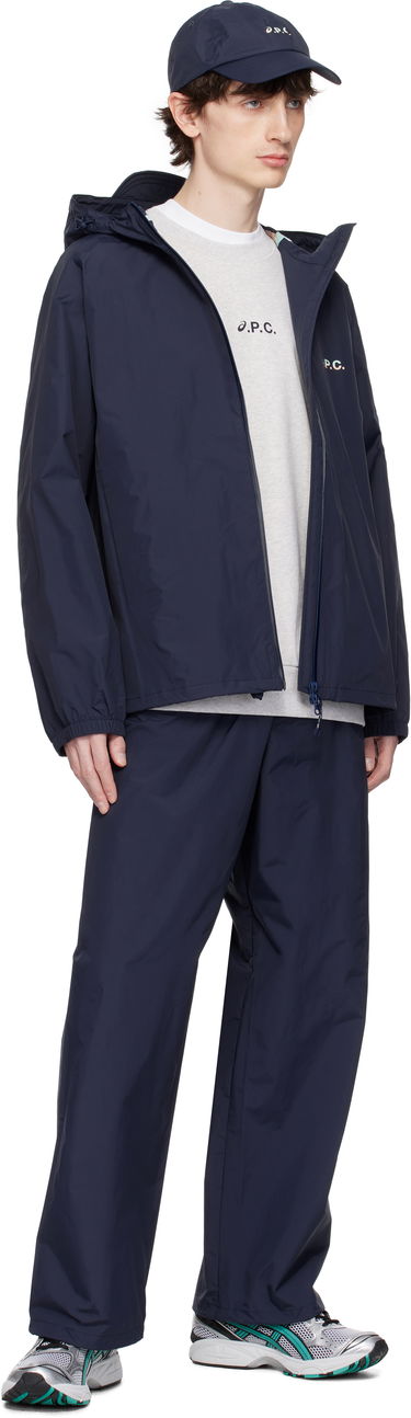 Vetrovka A.P.C. A.P.C. ASICS Edition Meadow Hooded Jacket Mornarica | PSAKM-M32001, 3
