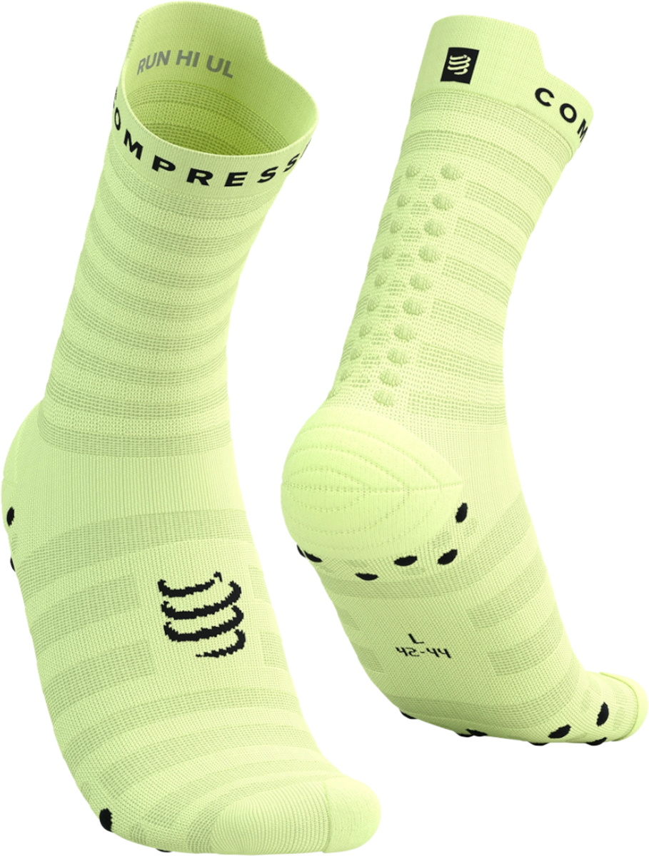Nogavice Compressport Compressport Pro Racing Socks v4.0 Ultralight Run High Zelena | xu00050b6043, 0