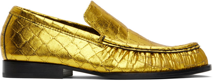 Oblačila Dries Van Noten Dries Van Noten Metallic Loafers Rumena | WS251-1277-208