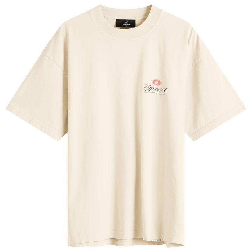 Majica Represent Clo Grand Vintage Hand Drawn T-Shirt Bež | MLM100450-27