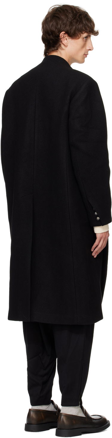 Plašči ADER ERROR Pleated Long Coat Črna | BN01FWCT0101BK, 2