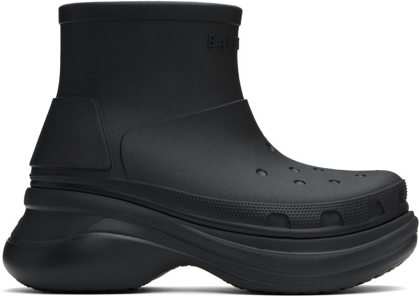 Superge in čevlji Balenciaga Balenciaga Crocs Edition Boots Črna | 713679W1S8E