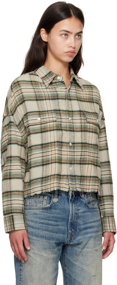 Srajce R13 R13 Cropped Plaid Shirt Zelena | R13W7298-R558B, 1