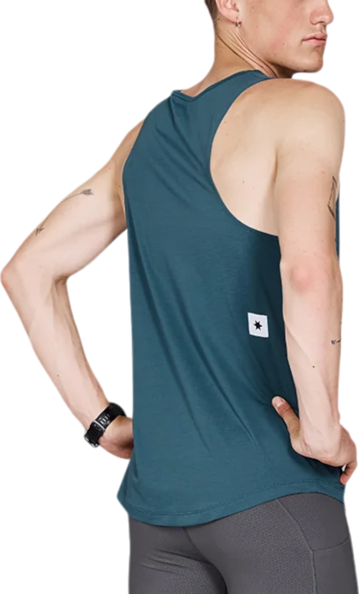 Majica brez rokavov Saysky Saysky Logo Combat Singlet Turkizna | mmrsi30c2008, 1