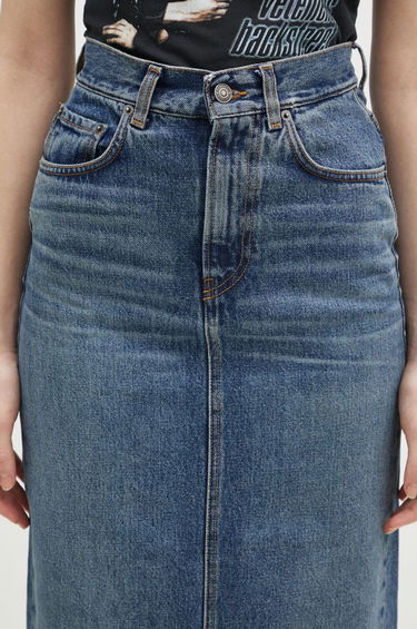 Krila Fiorucci Denim Midi Skirt Modra | W01FPDSK176DN01DN02, 3