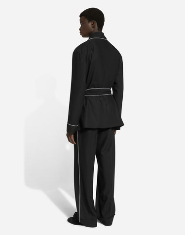 Hlače Dolce & Gabbana Wool Pants Črna | GP073TFU2SBN0000, 3