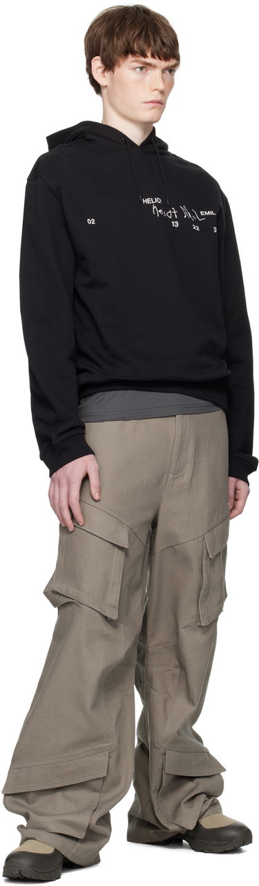 Pulover HELIOT EMIL Fulgens Hoodie Črna | PREAW25_M_08_081_BLK01, 3