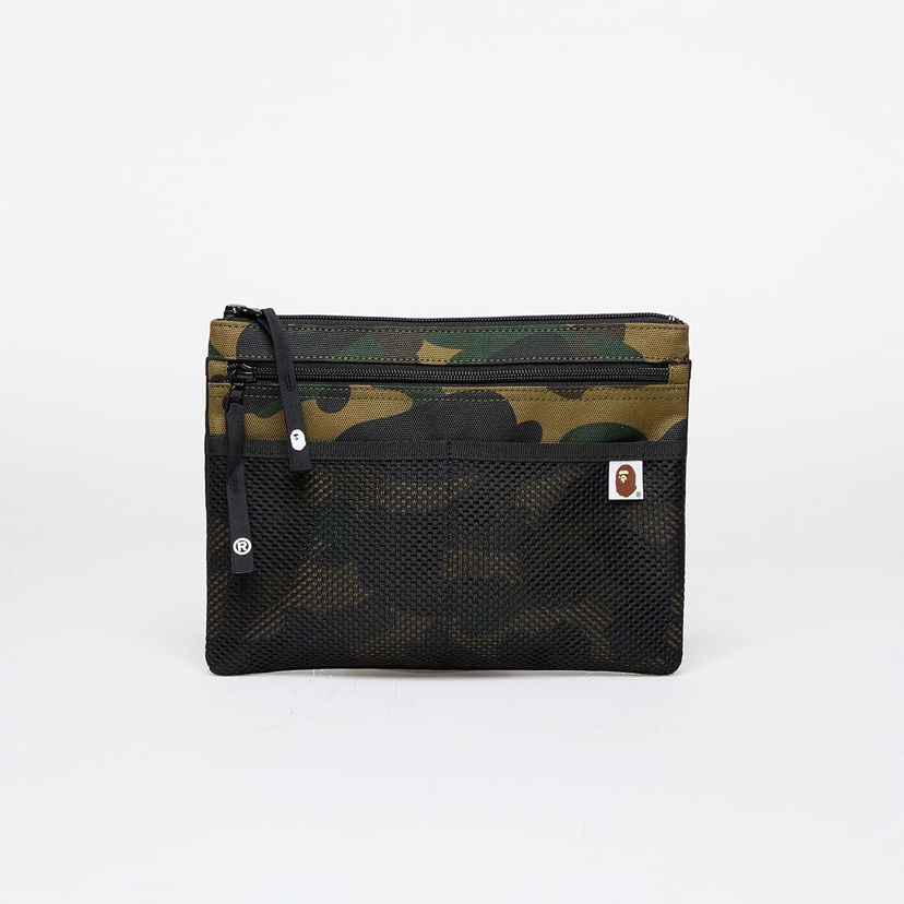 Torba za čez ramo BAPE A BATHING APE 1St Camo Cordura Sacoche Green 1L Zelena | 001SGK301001M GRN