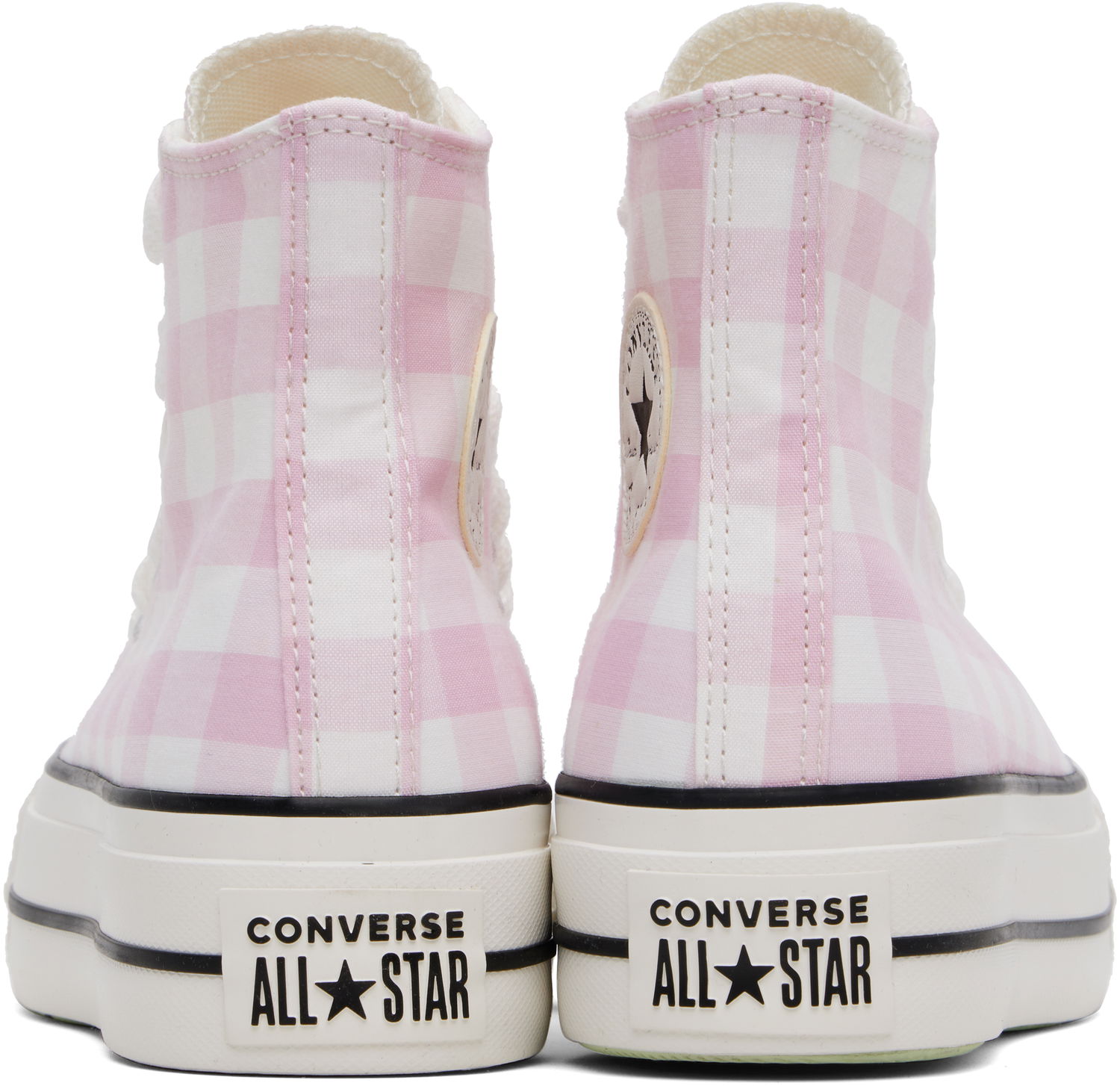 Superge in čevlji Converse Chuck Taylor All Star Lift Platform Gingham Roza | A13663C, 1