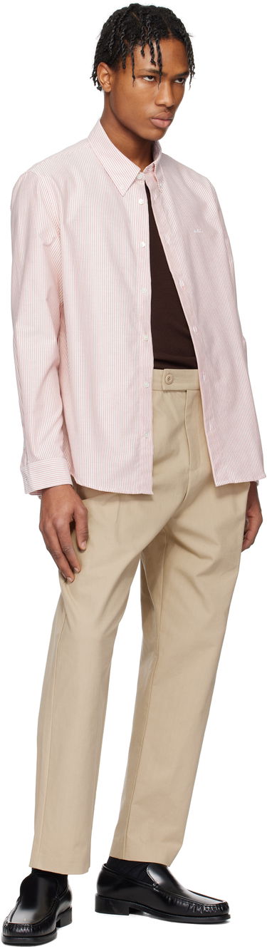 Hlače A.P.C. A.P.C. Renato Pleated Trousers Bež | COHFU-H08428, 3